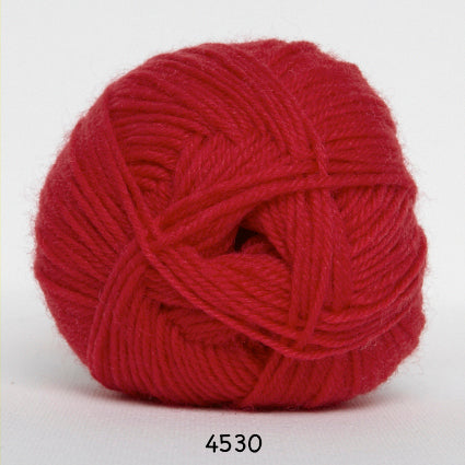 Hjertegarn Babywool/Trunte merino uld s/w rød