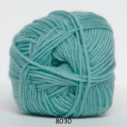 Hjertegarn Babywool/Trunte merino uld s/w pistage