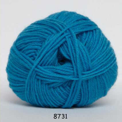 Hjertegarn Babywool/Trunte merino uld s/w petrol