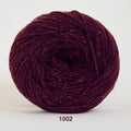 Grønhøj Silk Tweed blomme m/nister