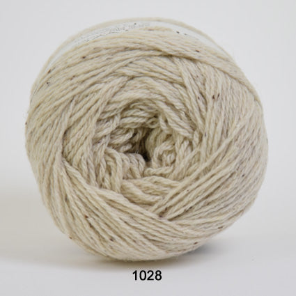 Grønhøj Silk Tweed natur m/nister