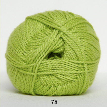 Blød bomuld 8 - Limegrøn